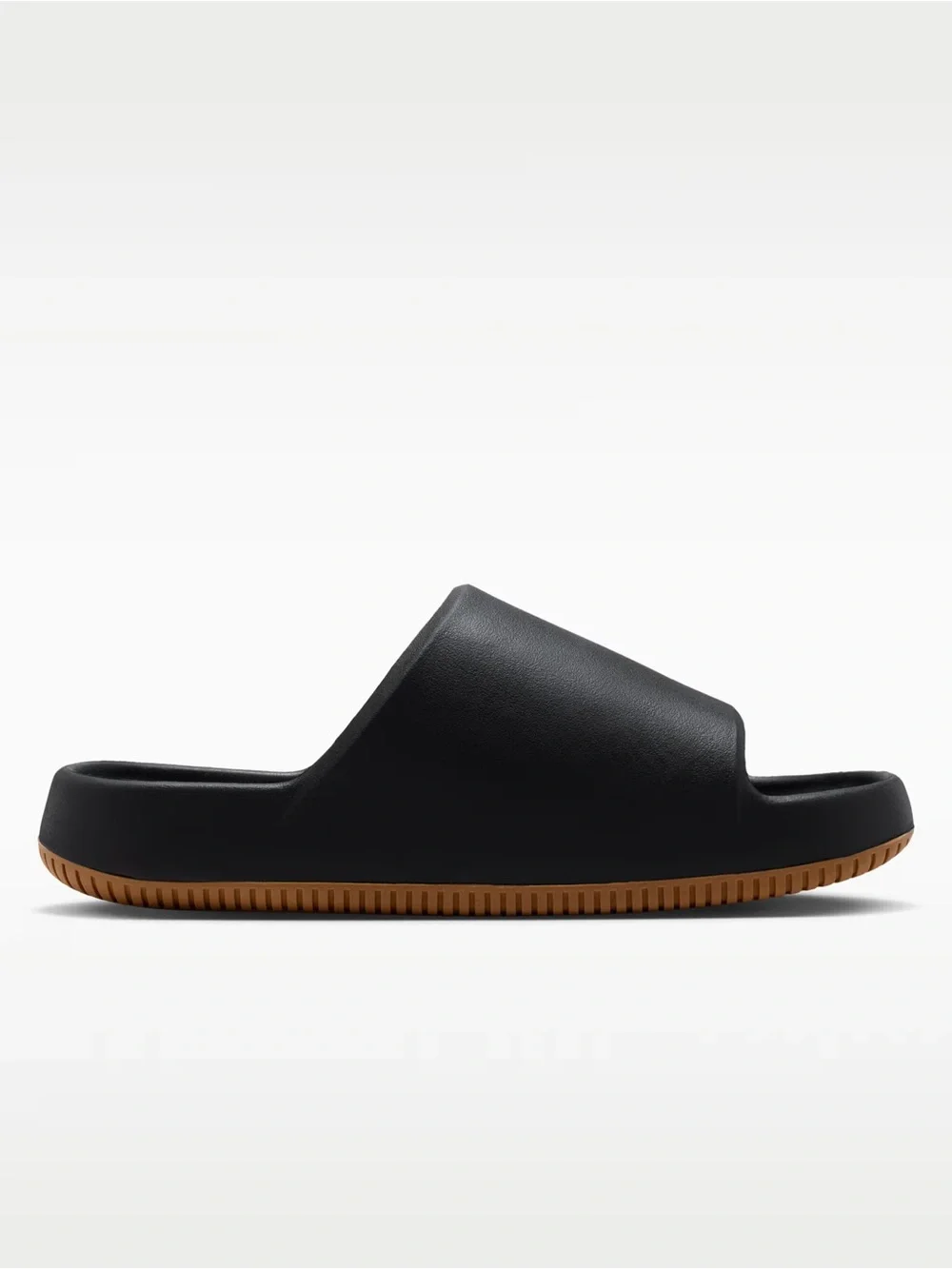 NWB Nike Men’s Calm Slide 2.0 in Color Black/Gum Medium Brown Size 9